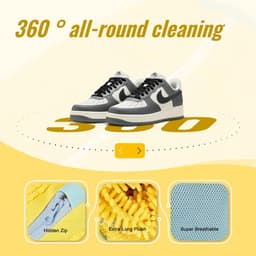 Omgoods - Set van 2 Waszakken voor Schoenen Geschikt voor de Wasmachine — thumbnail 2