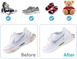 SnelShoppen - 2 Stuks Schoen Waszak Sneakers Wasmachine Herbruikbare Waszak met Rits voor Sneakers, Sokken en Reis - Grijs 39x19 cm — thumbnail 5