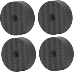 Luidspreker Isolatie Voeten - Trillingsdempers - Audio Verbetering - Koolstofvezel Materiaal - 4 Stuks - Zwart — thumbnail 1