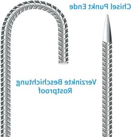 8 Stuks Grondankers 30 cm Lang met J-Haak voor Tent, Tuin, Trampoline en Campinggebruik — thumbnail 3