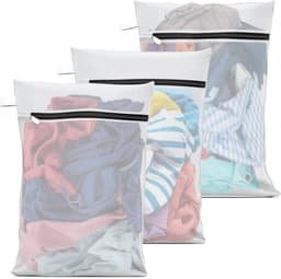 SnelShoppen - Set van 3 Herbruikbare Waszakken 30x40 cm | Wasnet voor Wasmachine | 100% Polyester | Bescherming voor Delicate Kleding, Lingerie, Sokke — thumbnail 1