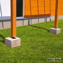 SnelShoppen - Set van 4 Verstelbare Paaldragers van Poedergecoat Staal - Grondankers voor Tuin, Terras en Bouwprojecten - Anthraciet — thumbnail 2