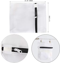 SnelShoppen - Herbruikbare Katoenen Borstvoeding Pads (10 Stuks) - Wasbare en Absorberende Borstvoedingspads met Waszak - Ø 12 cm - Milieuvriendelijk — thumbnail 5