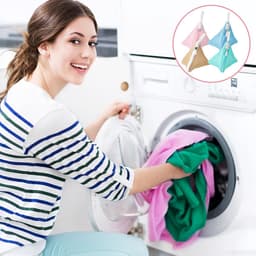 4-delige mini wasnet set, kleine waszakken voor delicate kleding, ideaal voor wasmachine en opslag — thumbnail 4