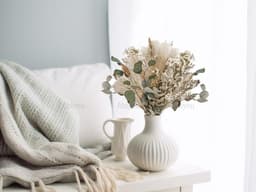 Gedroogde set, wollige gedroogde bloemen, boeket decoratie, gedroogd pampasgras, gedroogde bloemen, pampasgras, voor bruiloften, wooncultuur — thumbnail 5