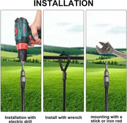 Dailygoods - Set van 4 Grondankers met Dubbele Helix - 40 cm Sterke Tentpalen — thumbnail 2
