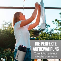 Solidchoice - Premium Wasknijper Tas met Haken - Tot 250 Knijpers — thumbnail 2