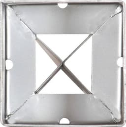 vidaXL - Grondpinnen - 12 - st - 9x9x90 - cm - gegalvaniseerd - staal - zilverkleurig — thumbnail 2