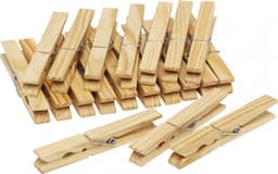 Wasknijper 20 delig xxl hout — thumbnail 4