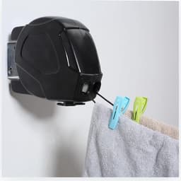 Uittrekbaar Muur Waslijn - Oprolbare Waslijndraad Box - Automatische Uittrekbare Wand Drooglijn - Wandmontage — thumbnail 5