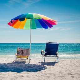 Grondanker met greep voor parasol stokdikte 17-23 mm - Camping strand staal parasolvoet grijs — thumbnail 3