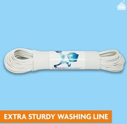 Clothesline 50m with steel core - extra strong and extra long — thumbnail 4