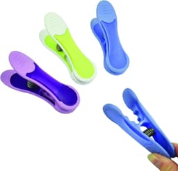 Clips, 18 stuks - , Mauve, Blauw en Groen — thumbnail 2