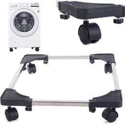 IBBO® - Verstelbare Wasmachine Verhoger - Wasmachine Verhoger - Verhoging Witgoed – Meubelroller – Meubelverplaatser - Wasmachine Ombouw - Verstelbare Multitool – Trolley - 8 Poten/ 4 Wielen — thumbnail 1