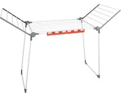 LaundrySpecialist Droogrek Louise Inklapbaar - Droogrekken Wasrek - 20 M Drooglengte — afbeelding 1