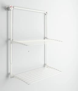 Foxydry Wall Plus 152 cm White - wanddroogrek -bediening links- 152 x 52 x 137 cm — thumbnail 1