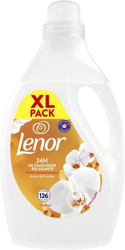 Lenor Wasverzachter Amber & Orchidee - 4 x 126 Wasbeurten — thumbnail 3