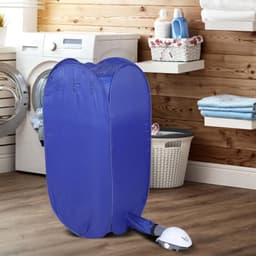 Draagbare Droger - Elektrische Kleding Droogrek - 1 stuk - Blauw — thumbnail 3