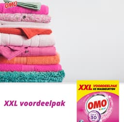 Omo XXL Waspoeder - Kleur - Omo wast door en door hygiënisch schoon - 65 wasbeurten — thumbnail 3