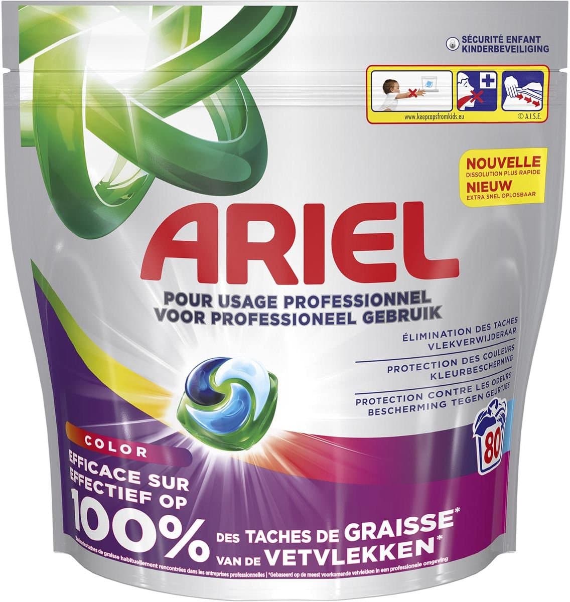 Ariel Pro pods Color 80 stuks - Voordeelverpakking — afbeelding 1