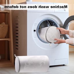 Schoenwaszak set van 2, mesh waszakken voor sneakers, wasmachinebestendig, herbruikbaar en ideaal voor reisorganisatie en wasgoedopslag — thumbnail 4