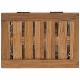 vidaXL - Wasmand - Naturel - 35 - x - 25 - x - 60 - cm - Massief - Teakhout — thumbnail 5