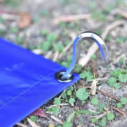 Stevige metalen tentpinnen van 7'' - 10 stuks, roestvrij en duurzaam voor kamperen, zeilen en outdoor activiteiten — thumbnail 2