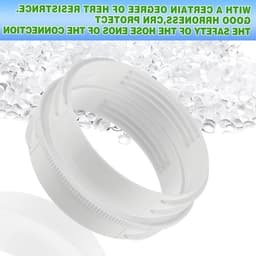 Afvoerslang Adapter - Slang Aansluiting - Airco Onderdeel - 13cm Binnen 15cm Buiten - 19.8 x 14.5 cm - Wit — thumbnail 4