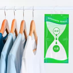 Hanging Dehumidifier Set van 10 Stuks - Vochtabsorberende Zak voor Kledingkast, Vochtbestrijding en Desiccant Oplossing — thumbnail 4