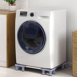 Wasmachine Onderkast - Verhoger Droger - Apparaten Plaatsen - Uitschuifbaar Ontwerp - 67 x 67 x 12 cm - Grijs — thumbnail 1