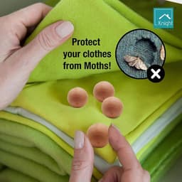 Ceder Houten Ballen - Kleding Beschermers - Kleding Beschermen - 100% Natuurlijk - 12 Stuks - Houtkleur — thumbnail 4