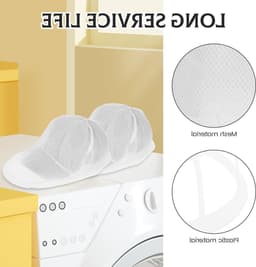 Capwasmachine met 4 Hoedwasnetten, 2-in-1 Ontwerp, Geschikt voor Diverse Hoedformaten en Eenvoudig te Installeren — thumbnail 3