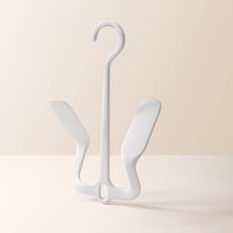 Schoenenhanger Droogrek - Schoenenorganizer Ophangsysteem - Schoenen Drogen - Ruimtebesparend Verticaal - 18x10.5x32 cm - Wit — thumbnail 4
