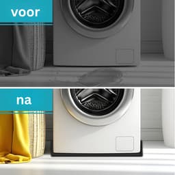 MIRA® Lekbak Wasmachine - Lekbak - Anti Trillingsmat Wasmachine - Lekbak Wasmachine 60x60 - Lekbak Wasmachine Universeel - Zwart - 60cm x 60cm x 2cm — thumbnail 5