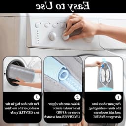 Set van 2 Herbruikbare Schoenwaszakken met Rits, Geschikt voor Wasmachine en Droger, Ideaal voor Sneakers, Laarzen en Sportschoenen — thumbnail 2