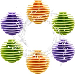 Reusable Drying Balls Anti-static, 6 Pieces Laundry Stirring Balls Non-Toxic Washing Balls Tangle Free for Washing Machine, Softens Fabrics, Prevents Tangles, Improves Cleaning(Large) — thumbnail 1