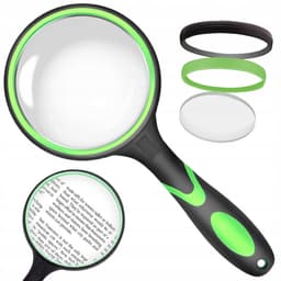 Verk Group Lupa - Klassiek Vergrootglas - 100mm - 3x Vergroting - Glas — thumbnail 1