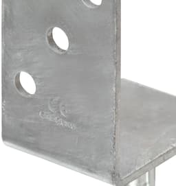 vidaXL - Hekankers - 12 - stuks - Zilver - 8x6x30 - cm - Gegalvaniseerd - staal — thumbnail 2