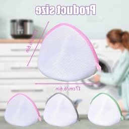 3 Stuks Waszakken met Ritssluiting voor BH's, Ondergoed en Sokken - Vormbestendig en Beschermend tijdens de Was — thumbnail 5