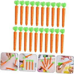 Zaksluiters Wortel - Voedselclips - Voedsel Vers Houden - Sterke Grip - 20 Stuks - Oranje — thumbnail 4