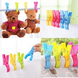 ZEYNOMAX- Strandhanddoekclips 12 Stuks - Grote Wasknijpers - Antislip Ontwerp - Lichtgewicht - Multifunctioneel - Stevige Draagbare Clips - Handdoekclips — thumbnail 4