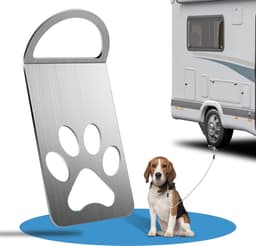 Honden Anker - Mobiele Grondanker - Outdoor Activiteiten - Uniek Poot Ontwerp - 25 cm Lengte - Zilver — thumbnail 1