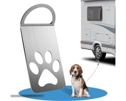 Honden Anker - Mobiele Grondanker - Outdoor Activiteiten - Uniek Poot Ontwerp - 25 cm Lengte - Zilver