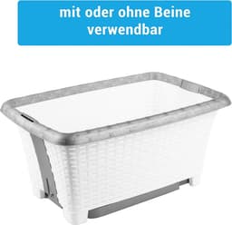 Wasmand met standaard - Korf met poten - Wassen organiseren - Automatisch inklapbaar frame — thumbnail 5