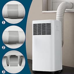 Afvoerslang - Uitlaatslang - Airco Ventilatie - Adapter 150mm - 16cm Pakket - Grijs — thumbnail 2