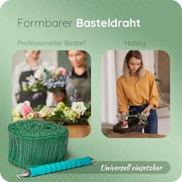 Sluitdraden voor zakken - Binddraad met drilapparaat - Zakken afsluiten - Groen ommanteld koper - 14 x 160 mm - Groen — thumbnail 3
