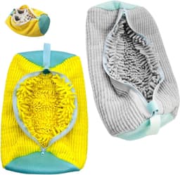 Herbruikbare Waszak voor Sneakers en Schoenen, 2 Delen met Rits, Ideaal voor Wassen in de Wasmachine, Mesh Ontwerp — thumbnail 1