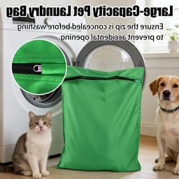 Honden- en kattenwaszak, 65 cm x 70 cm, voor het vangen van dierenharen, grote capaciteit en fijne mazen, ideaal voor de wasmachine — thumbnail 5