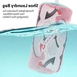 Waszak voor Schoenen - Herbruikbare Wasnet voor Sneakers en Sportschoenen met Rits - Bescherming en Hygiëne tijdens het Wassen in de Wasmachine — thumbnail 2