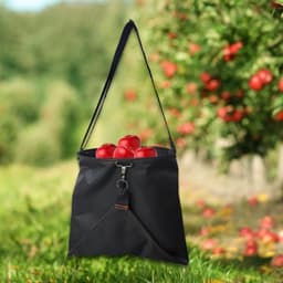 Oogsttas Fruit - Verzamelzak Tuin - Fruit Verzamelen - Grote Capaciteit - 34x35cm - Zwart — thumbnail 2
